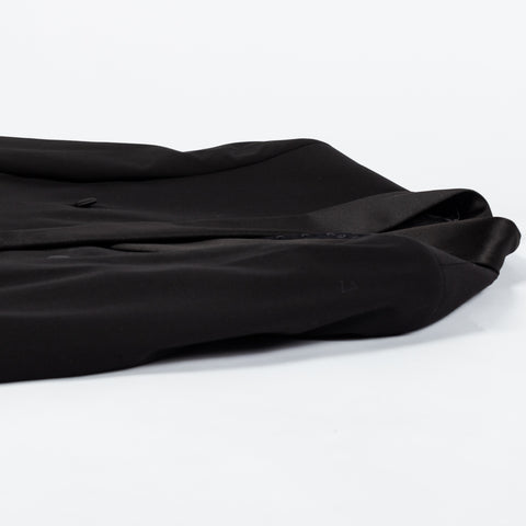 Lief Horsens Black Double Breasted Shawl Lapel Tuxedo - Polyester, Viscose - View 8
