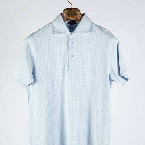 PYA Light Blue Printed Polo 5