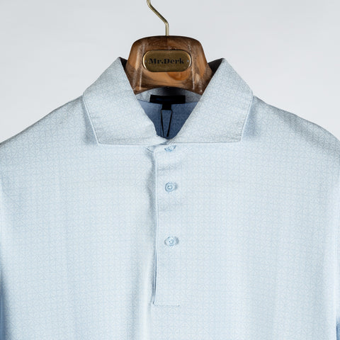 PYA Light Blue Printed Polo 6