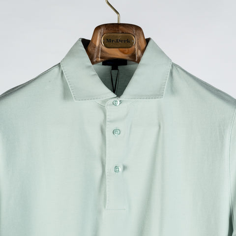 PYA Seafoam Green Stretch Polo 6