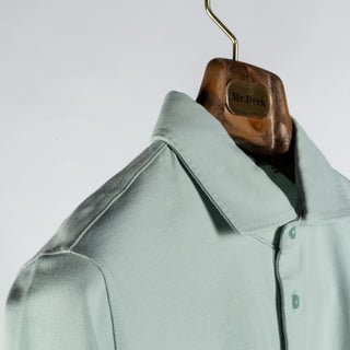 PYA Seafoam Green Stretch Polo 3