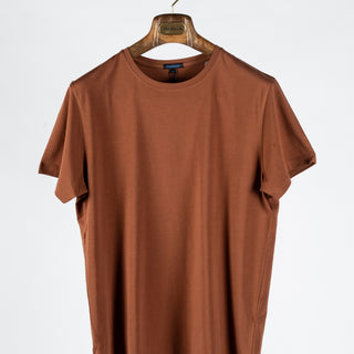 Brick PYA Seasonal Crewneck T-shirt - Red, Cotton, Pima Cotton, Peruvian Pima, Slim Fit, Made In Peru - View 5
