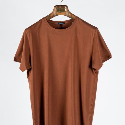 Brick PYA Seasonal Crewneck T-shirt - Red, Cotton, Pima Cotton, Peruvian Pima, Slim Fit, Made In Peru - View 5