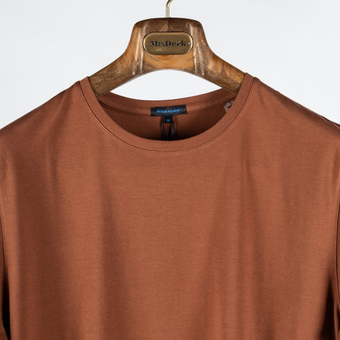 Brick PYA Seasonal Crewneck T-shirt - Red, Cotton, Pima Cotton, Peruvian Pima, Slim Fit, Made In Peru - View 6