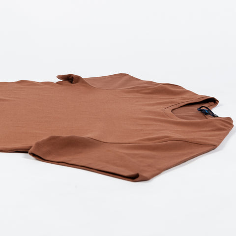 Brick PYA Seasonal Crewneck T-shirt - Red, Cotton, Pima Cotton, Peruvian Pima, Slim Fit, Made In Peru - View 7