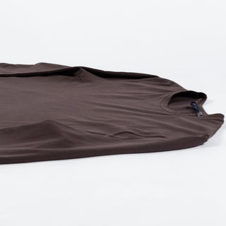 Mr.Derk Brown FW25 PYA Long Sleeve T-Shirt - Cotton, Pima Cotton, Peruvian Pima, Slim Fit, Made In Peru - View 8