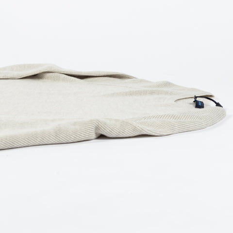 PYA Off-White Ribbed Crewneck Sweater 8