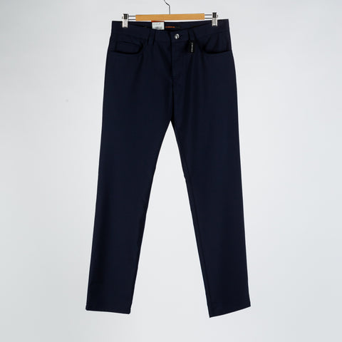 Alberto Navy 1351 Pipe Trousers 1