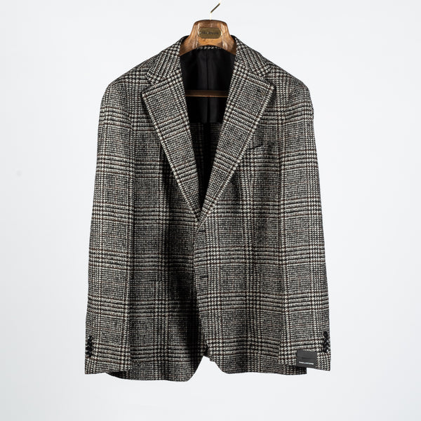 Brown & Black Checked Blazer