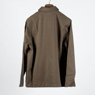Barbour Brown & Navy Check Lorden Showerproof Jacket - Cotton, Polyester, Viscose - View 5