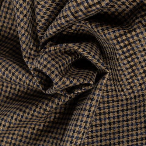 Barbour Brown & Navy Check Lorden Showerproof Jacket - Cotton, Polyester, Viscose - Alternate View
