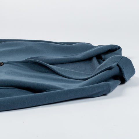 Gran Sasso Steel Blue Athleisure Knit Blazer - Wool, Made In Italy - View 8