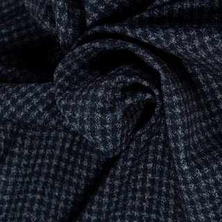 Blue Industry Navy Micro Check Blazer w/ Removable Inlay - Polyester, Viscose, Stretch - Alternate View