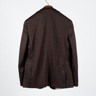 Blue Industry Brown Check Blazer w/ Removable Inlay - Blue, Polyester, Viscose, Stretch - View 5