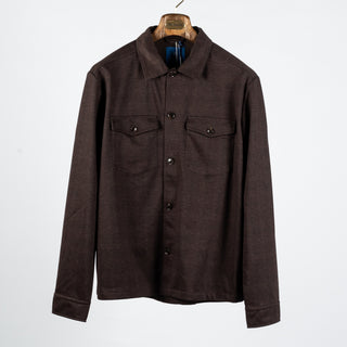 Blue Industry Brown Check Napoli Jacket - Blue, Cotton, Nylon, Polyester, Modern Fit