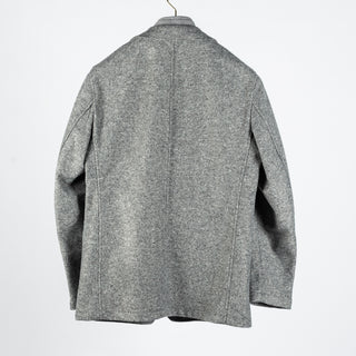 Fradi Textured Grey Travel Blazer Jacket - Wool, Italian, Made In Italy - View 5