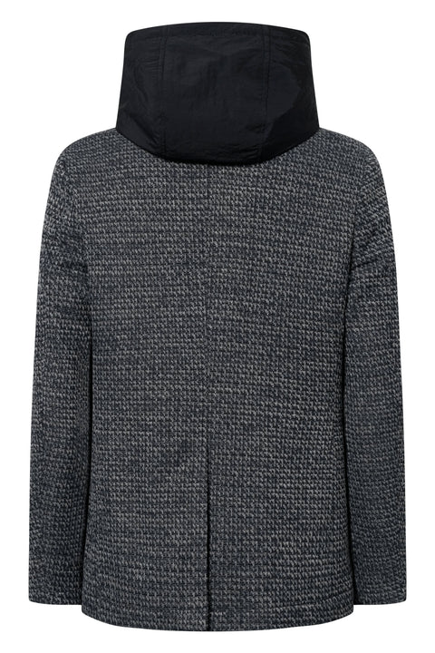 Joop Textured Navy Hooded Hoodney Blazer 5