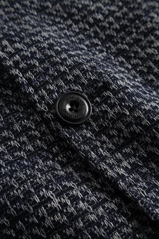 Joop Textured Navy Hooded Hoodney Blazer 3