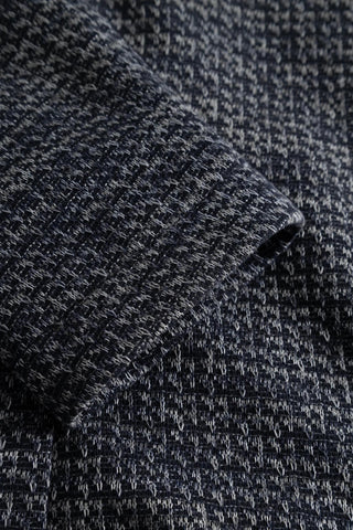 Joop Textured Navy Hooded Hoodney Blazer 4