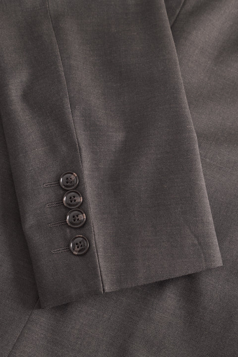 Joop Chocolate Brown Herby-Blayr Suit - Tan, Wool, Stretch, Slim Fit - Detail View