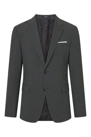 Joop Moss Green Herby-Blayr Suit - Tan, Wool, Stretch, Slim Fit