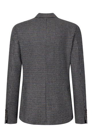 Joop Multi Houndstooth Hoverest Blazer - Navy, Wool, Slim Fit - View 5