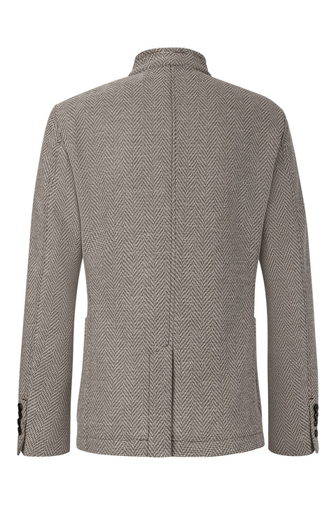 Joop Brown Herringbone Hiro Jacket - Cotton, Polyester, Slim Fit - View 6