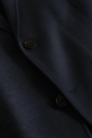 Joop Navy Harco Blazer w/ Removable Bib - Stretch, Slim Fit - Back View