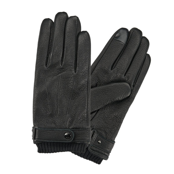 Black Goat Nappa Leather Gloves
