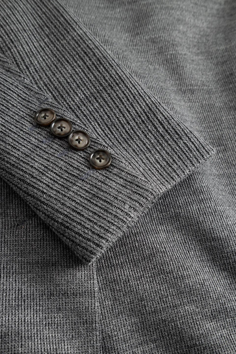 Joop Silver Marl Hectar Coat (back view)
