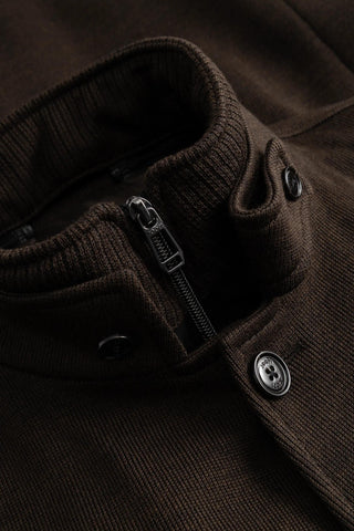 Joop Espresso Dark Brown Hectar Coat (front view)