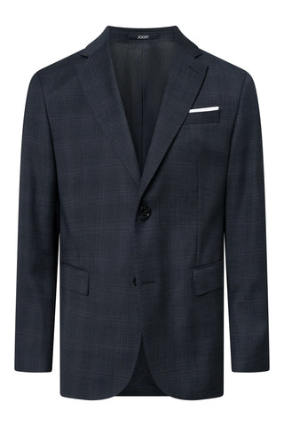 Joop Navy Check Herby Blayr Super 100 Wool Suit 1