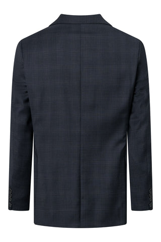 Joop Navy Check Herby Blayr Super 100 Wool Suit 5