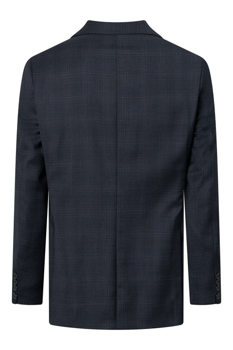 Joop Navy Check Herby Blayr Super 100 Wool Suit 5