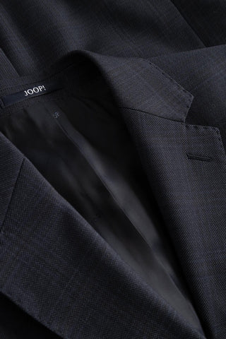 Joop Navy Check Herby Blayr Super 100 Wool Suit 2