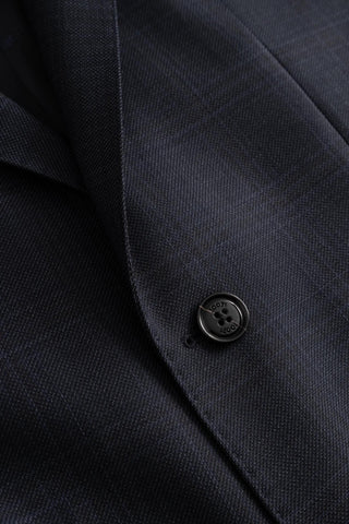 Joop Navy Check Herby Blayr Super 100 Wool Suit 3