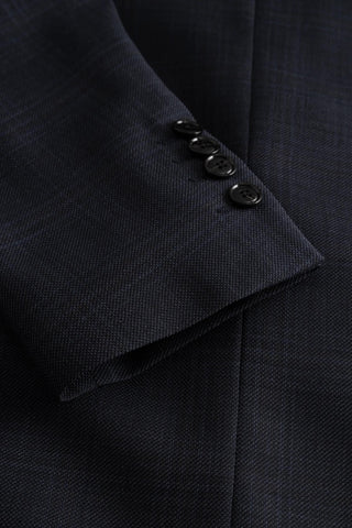 Joop Navy Check Herby Blayr Super 100 Wool Suit 4