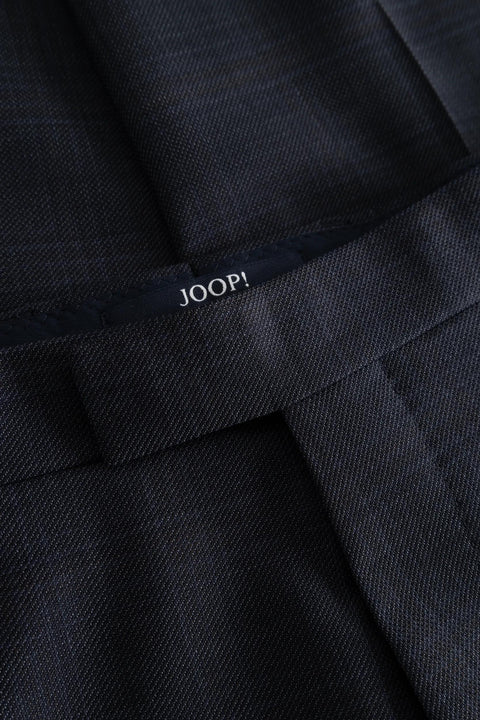 Joop Navy Check Herby Blayr Super 100 Wool Suit 7