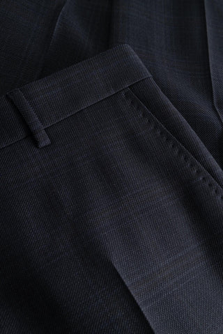 Joop Navy Check Herby Blayr Super 100 Wool Suit 8