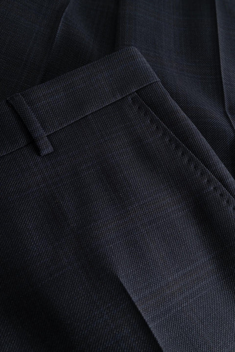 Joop Navy Check Herby Blayr Super 100 Wool Suit 8