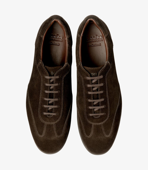 Loake Loake Mayfair Dark Brown Trainer 2