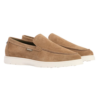 Barbour Taupe Suede Carty Loafer - Red, Denim, Velvet, Suede - View 6