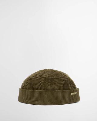 Barbour Olive Preston Cord Docker Hat 1