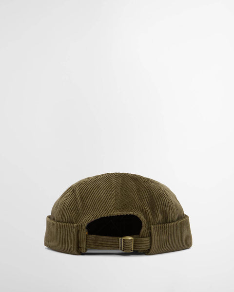 Barbour Olive Preston Cord Docker Hat 3