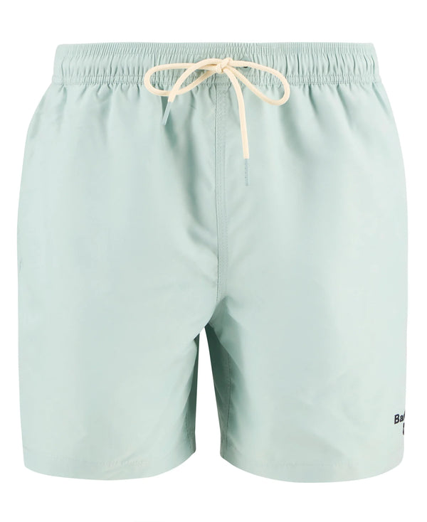 Mint Blue Water Reactive Leaf Print Swim Shorts