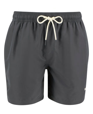 Barbour Asphalt Water Reactive Leaf Print Swim Shorts - Grey, Polyester, Regular Fit