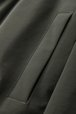 Strellson Olive Naro City Coat - Tan, Nylon, Stretch, Regular Fit - Detail View