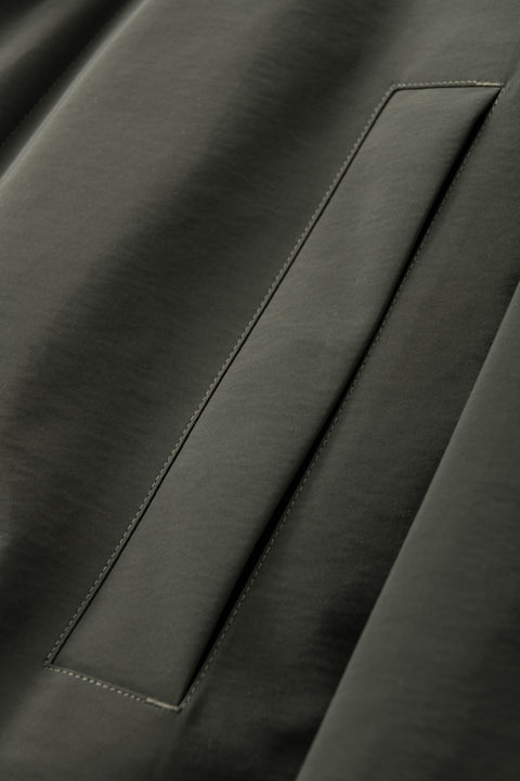 Strellson Olive Naro City Coat - Tan, Nylon, Stretch, Regular Fit - Detail View