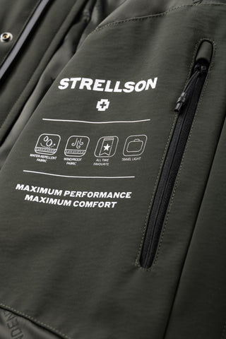 Strellson Olive Naro City Coat - Tan, Nylon, Stretch, Regular Fit - View 5