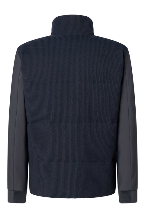 Strellson Navy Flex Knit Jacket - Corduroy, Polyester, Regular Fit - View 7